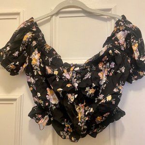 Floral AE Crop Top